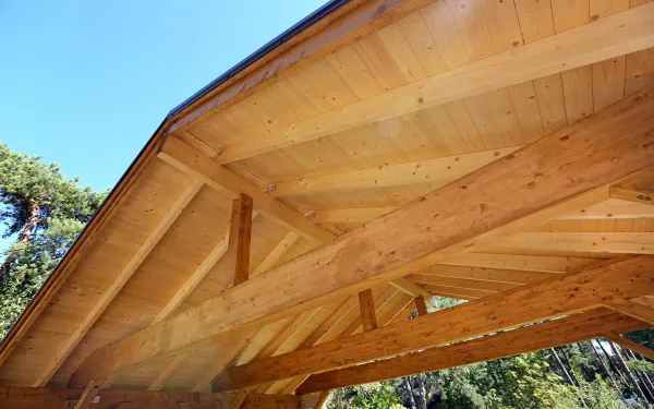 Referenzprojekt Zimmerei Kappler: Carport mit Pultdach in Region Nordschwarzwald